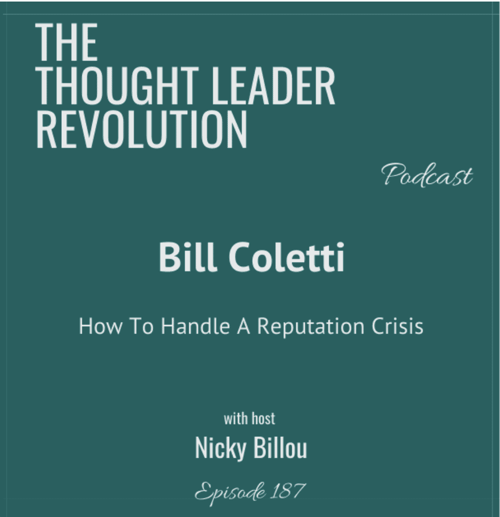 The Thought Leader Revolution: How to Handle a Reputation Crisis
